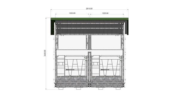 Grote foto flex 2l calfotel kalverenbox dieren en toebehoren runderen