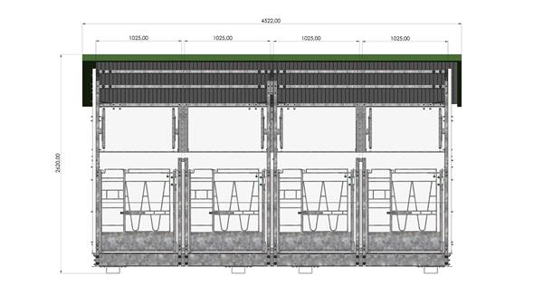 Grote foto flex 4 calfotel kalverenbox dieren en toebehoren runderen