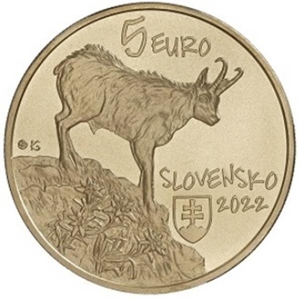 Grote foto slowakije 5 euro 2022 gems verzamelen munten overige