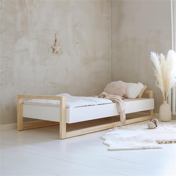 Grote foto houten bed modern classic 160 180 190 200 cm 190x90 kinderen en baby complete kinderkamers
