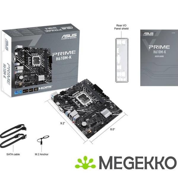 Grote foto asus prime h610m k computers en software moederborden