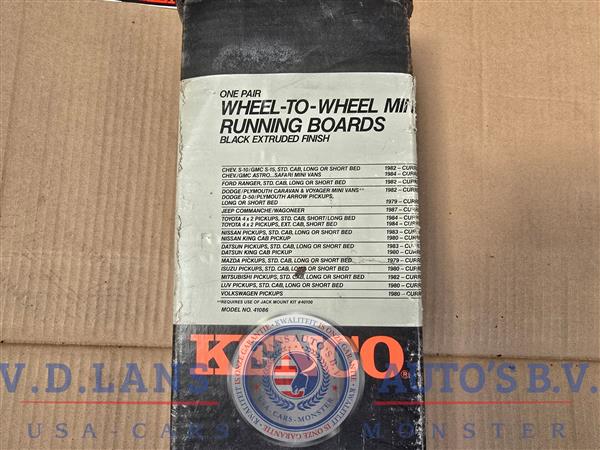 Grote foto kenco running boards zwart pickup treeplanken set auto onderdelen overige auto onderdelen