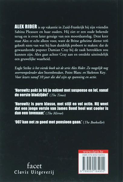Grote foto eagle strike alex rider 4 boeken jeugd 13 jaar en ouder