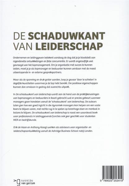 Grote foto de schaduwkant van leiderschap boeken overige boeken