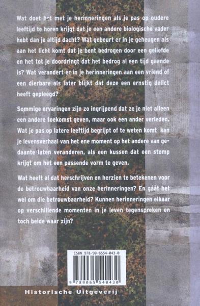 Grote foto als mijn geheugen me niet bedriegt boeken psychologie