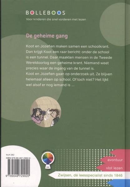 Grote foto de geheime gang bolleboos boeken jeugd 13 jaar en ouder