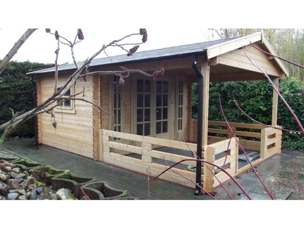 Grote foto nieuw goedkooptuinhuis blokhut 3830l tuin en terras tuinhuisjes en blokhutten