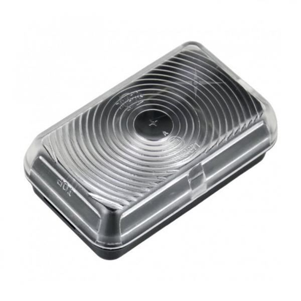 Grote foto jokon breedtelicht pl130 rechthoekig opbouw wit caravans en kamperen caravan accessoires