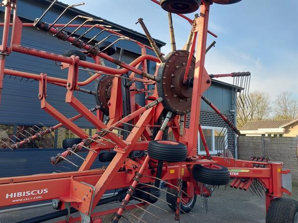Grote foto lely hibiscus 805 master dubbele hark agrarisch harken