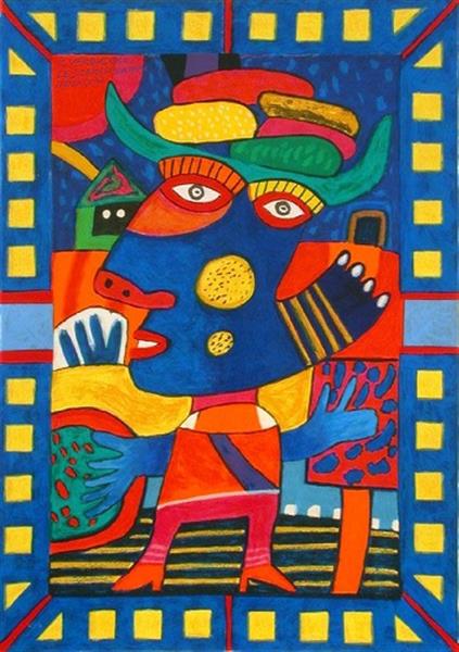 Grote foto nieuw werk van corneille herman brood e.a. antiek en kunst overig