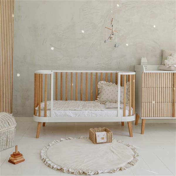 Grote foto bambi mundo babybed sofa wit wit kinderen en baby complete kinderkamers