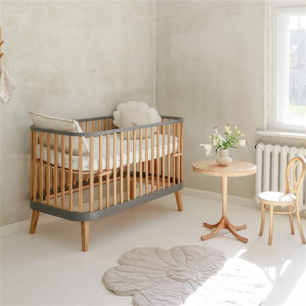Grote foto bambi mundo babybed sofa grijs grey kinderen en baby complete kinderkamers