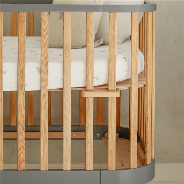 Grote foto bambi mundo babybed sofa grijs grey kinderen en baby complete kinderkamers