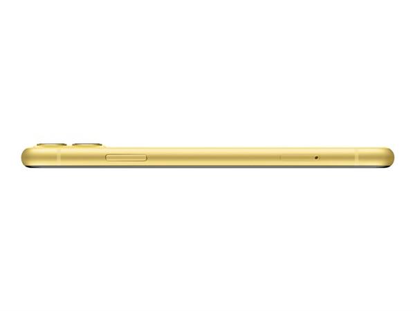 Grote foto apple iphone 11 yellow smartphone telecommunicatie apple iphone