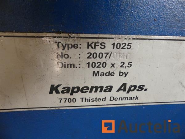 Grote foto kapema kfs 1025 handmatige vouwmachine doe het zelf en verbouw ijzerwaren en bevestigingsmiddelen