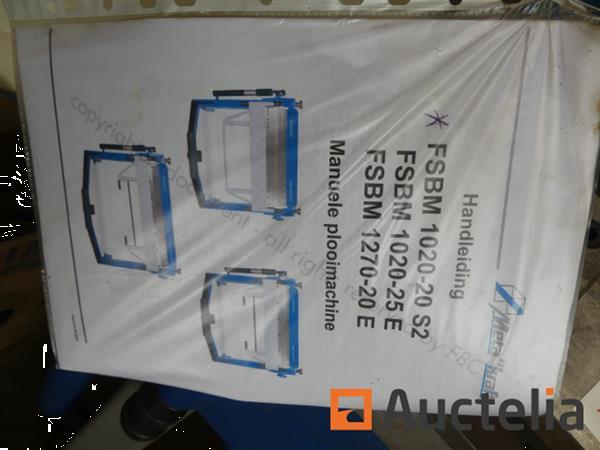 Grote foto kapema kfs 1025 handmatige vouwmachine doe het zelf en verbouw ijzerwaren en bevestigingsmiddelen