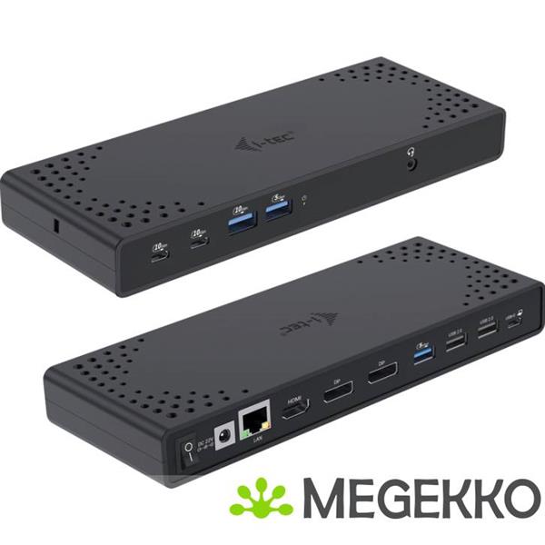 Grote foto i tec usb c triple display docking station gen 2 power delivery 100w computers en software overige computers en software