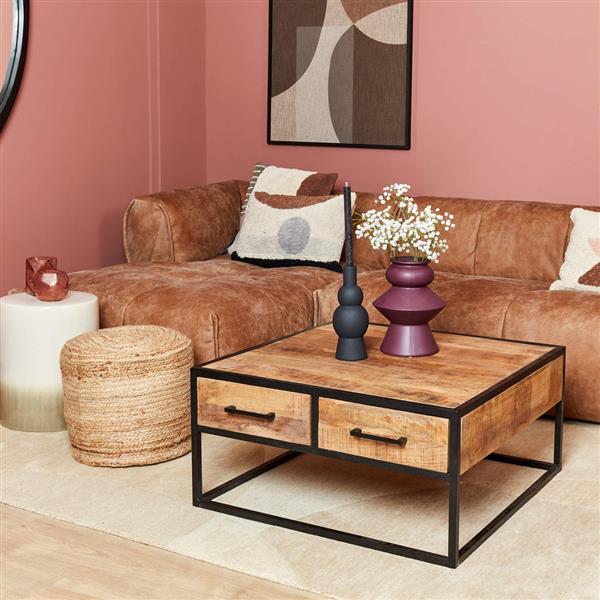 Grote foto salontafel denver 80x80x40 cm huis en inrichting eettafels