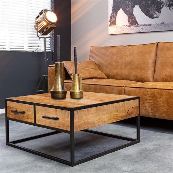 Grote foto salontafel denver 80x80x40 cm huis en inrichting eettafels