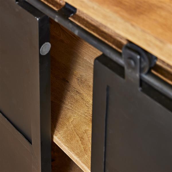 Grote foto dressoir fresno 200x45x90 cm huis en inrichting eettafels