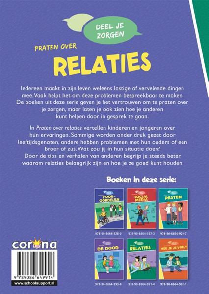 Grote foto praten over relaties deel je zorgen boeken overige boeken
