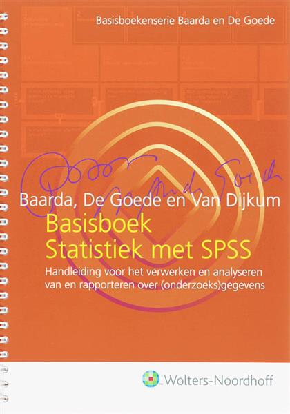 Grote foto basisboek statistiek met spss boeken wetenschap