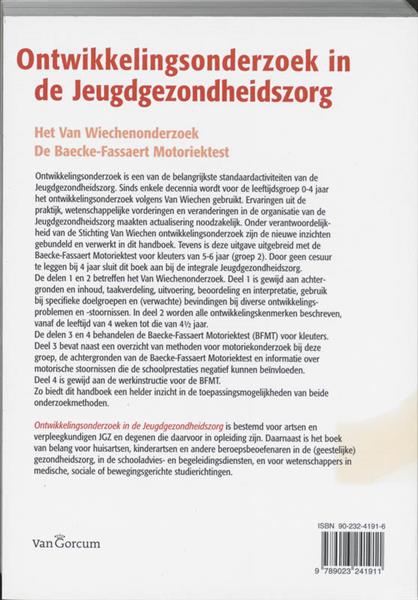 Grote foto ontwikkelingsonderzoek in de jeugdgezondheidszorg boeken overige boeken