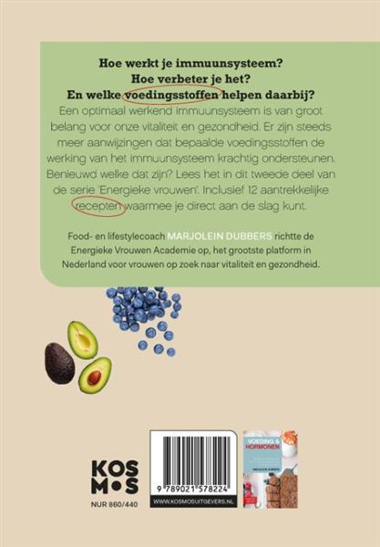 Grote foto voeding immuunsysteem energieke vrouwen 2 boeken gezondheid en voeding
