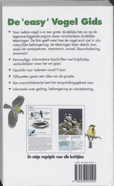 Grote foto easy vogelgids van heel europa boeken wetenschap