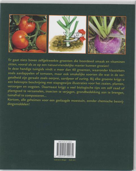 Grote foto abc van de bio groentetuin boeken hobby en vrije tijd