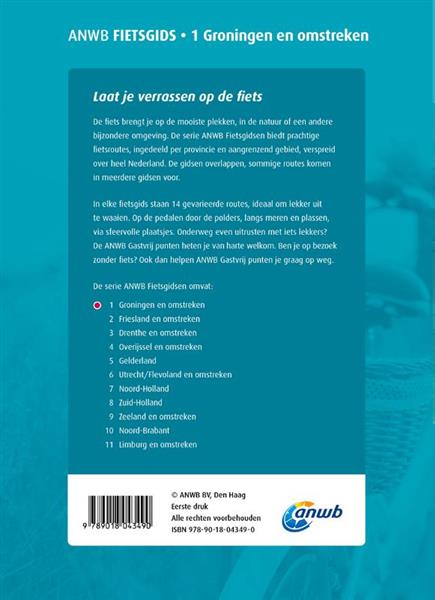 Grote foto groningen anwb fietsgids boeken overige boeken