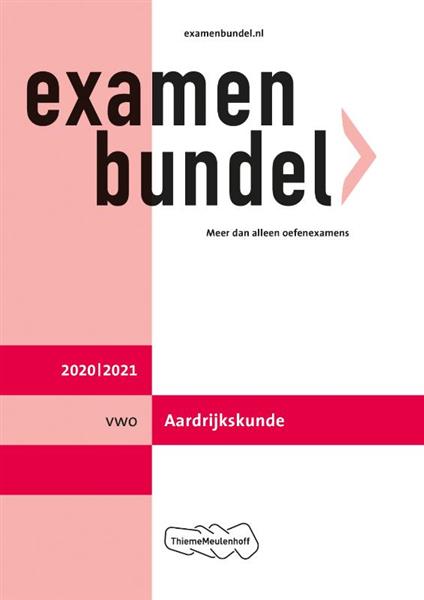 Grote foto examenbundel vwo aardrijkskunde 2020 2021 boeken overige boeken