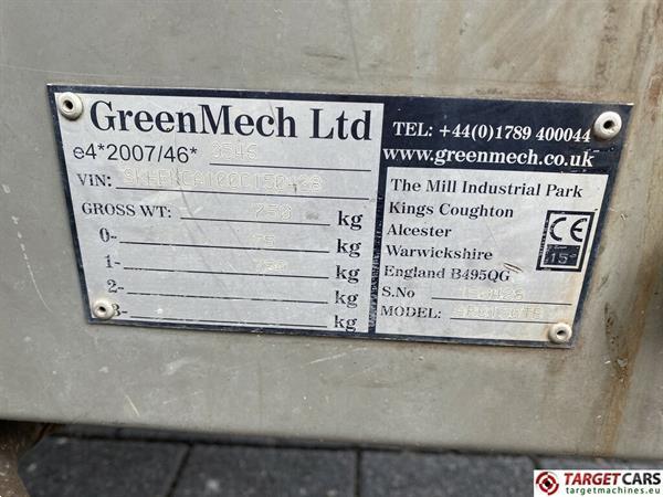 Grote foto greenmech arborist arb150tb tow wood chipper diesel agrarisch bosbouw