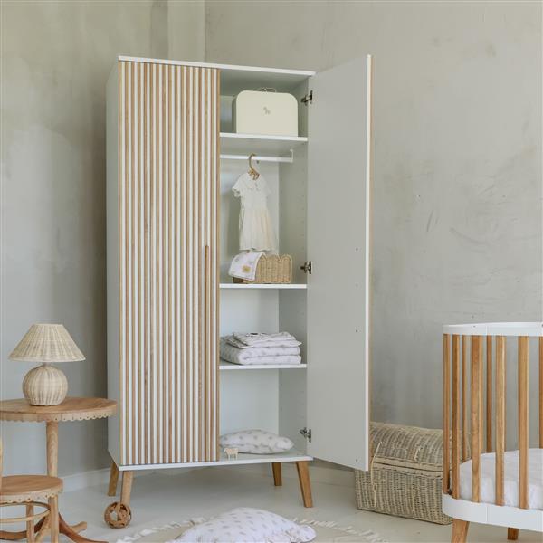 Grote foto kledingkast bambi mundo wit wit kinderen en baby complete kinderkamers