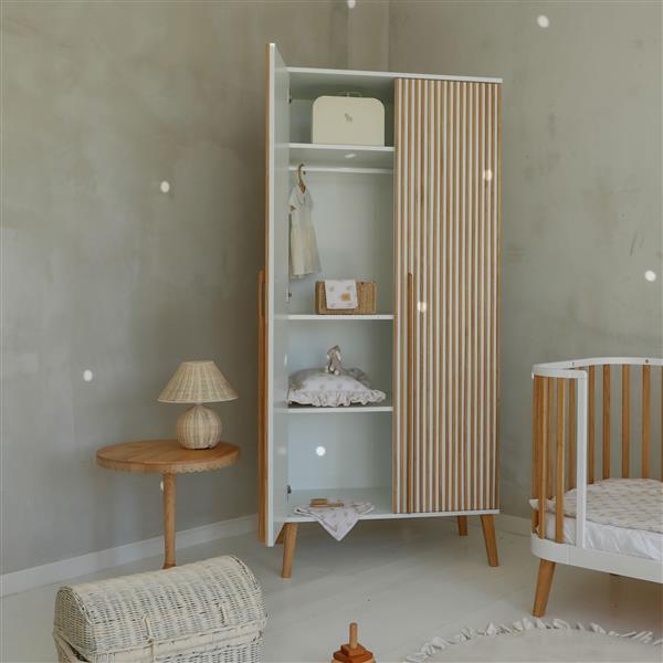 Grote foto kledingkast bambi mundo wit wit kinderen en baby complete kinderkamers