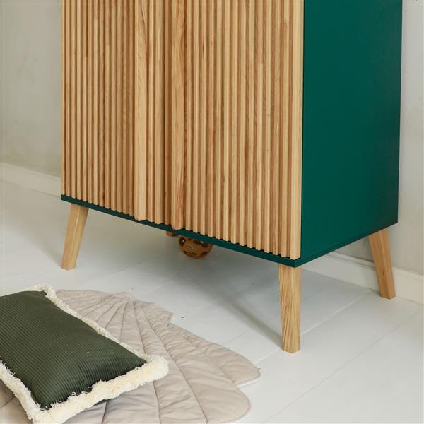 Grote foto kledingkast bambi mundo emerald emerald kinderen en baby complete kinderkamers