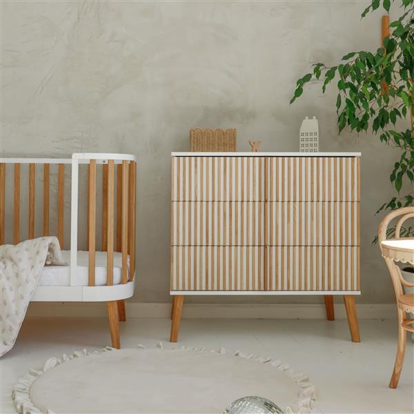 Grote foto set babykamer bambi mundo wit wit kinderen en baby complete kinderkamers