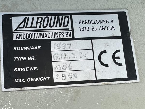 Grote foto allround g 12.3.b rollensorteermachine 120 cm agrarisch tuinbouw