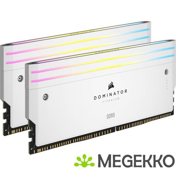 Grote foto corsair ddr5 dominator titanium light enhancement white computers en software overige computers en software