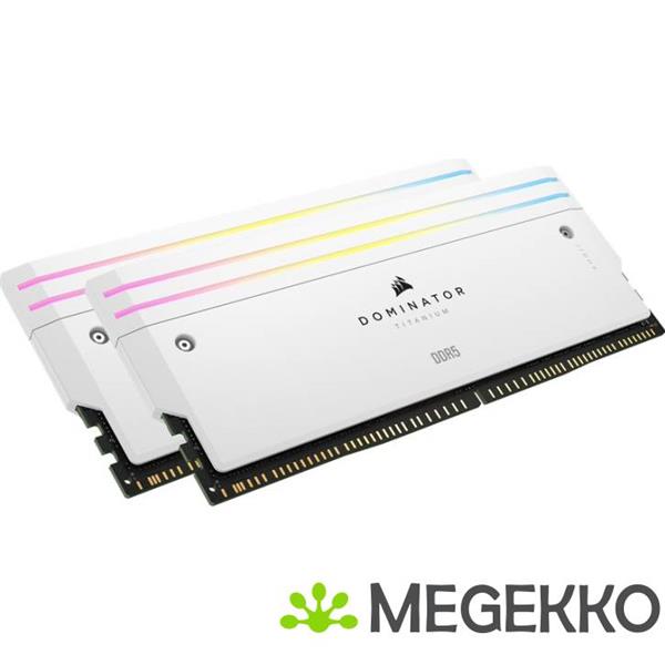 Grote foto corsair ddr5 dominator titanium light enhancement white computers en software overige computers en software