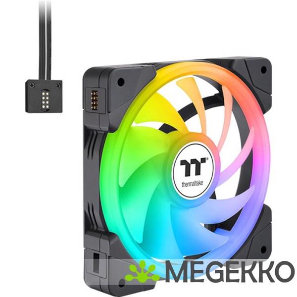 Grote foto thermaltake swafan ex12 argb computer behuizing luchtkoeler 14 cm zwart 3 stuk s computers en software overige computers en software