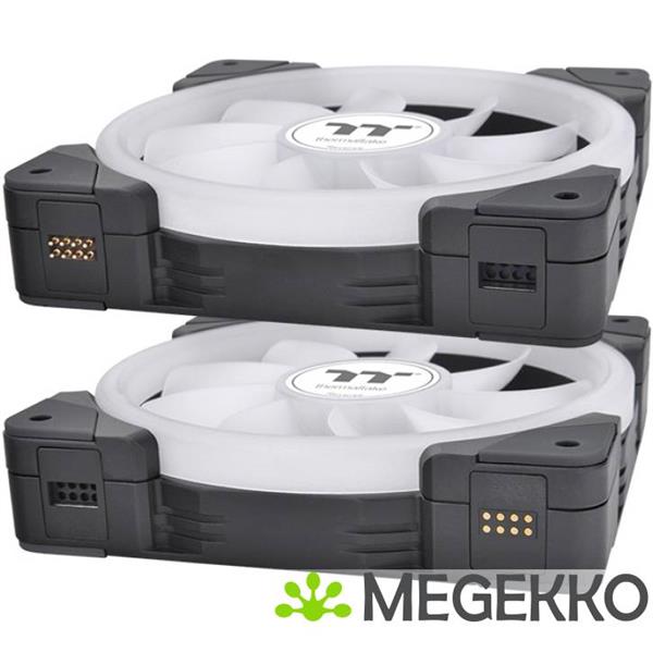 Grote foto thermaltake swafan ex12 argb computer behuizing luchtkoeler 14 cm zwart 3 stuk s computers en software overige computers en software