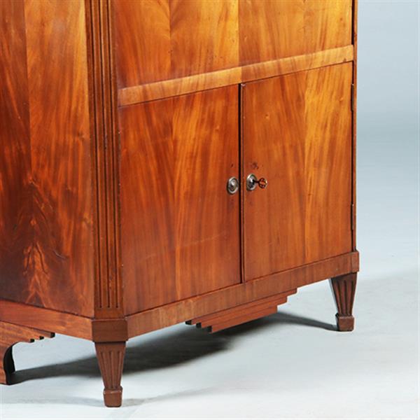 Grote foto blonde mahonie louis seize secretaire abattant ca. 1800 no.280345 antiek en kunst overige in antiek gebruiksvoorwerpen