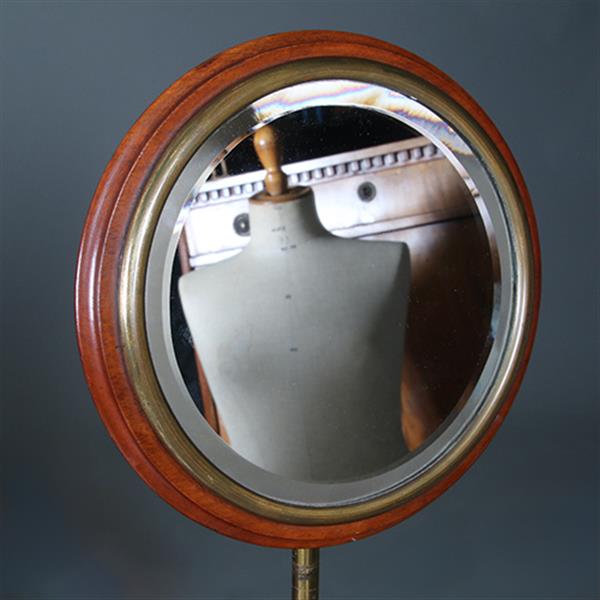 Grote foto gentlemens shaving stand hoogte verstelbaar en roterend opbergvak ca 1875 no.271720 antiek en kunst stoelen en banken