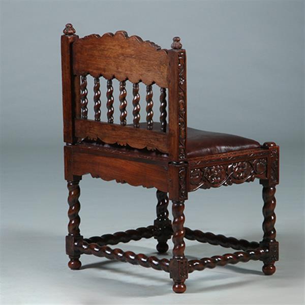 Grote foto koloniale stoel ca 1700 incl bekleding naar wens no.280305 antiek en kunst stoelen en banken