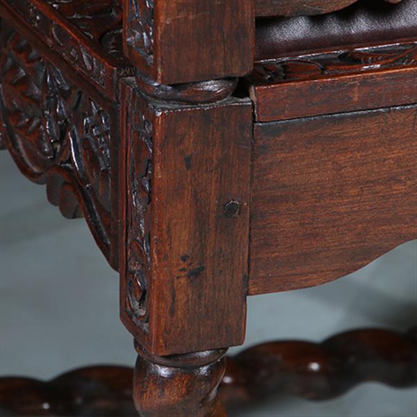 Grote foto koloniale stoel ca 1700 incl bekleding naar wens no.280305 antiek en kunst stoelen en banken