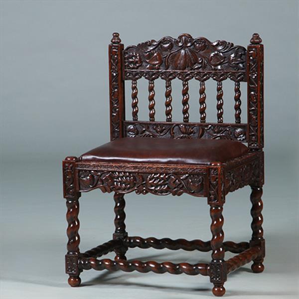 Grote foto koloniale stoel ca 1700 incl bekleding naar wens no.280305 antiek en kunst stoelen en banken