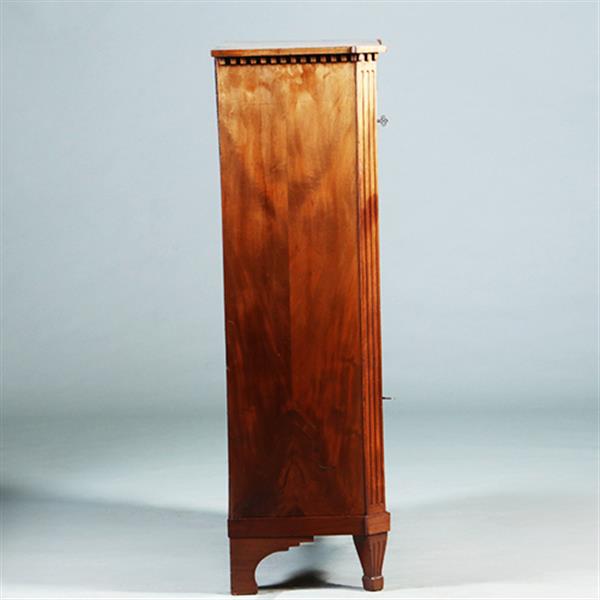 Grote foto blonde mahonie louis seize secretaire abattant ca. 1800 no.280345 antiek en kunst overige in antiek gebruiksvoorwerpen