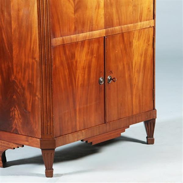 Grote foto blonde mahonie louis seize secretaire abattant ca. 1800 no.280345 antiek en kunst overige in antiek gebruiksvoorwerpen