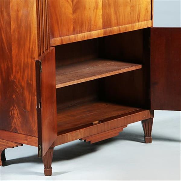 Grote foto blonde mahonie louis seize secretaire abattant ca. 1800 no.280345 antiek en kunst overige in antiek gebruiksvoorwerpen